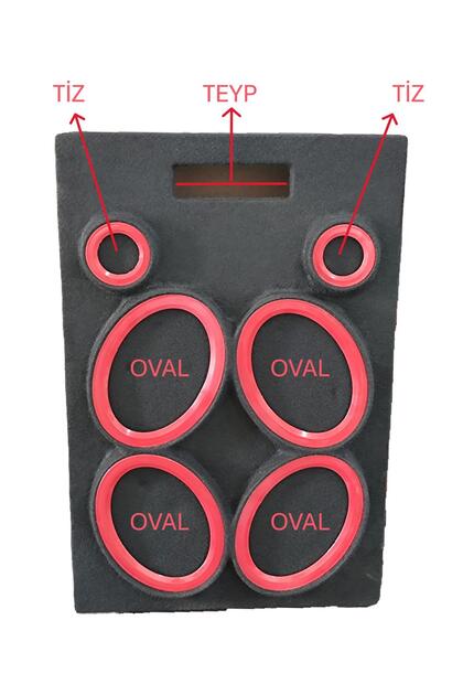 Kayseri Pandizot MÜZİK SETİ&DOLABI (4xOVAL+2x10cm ve teyp yeri