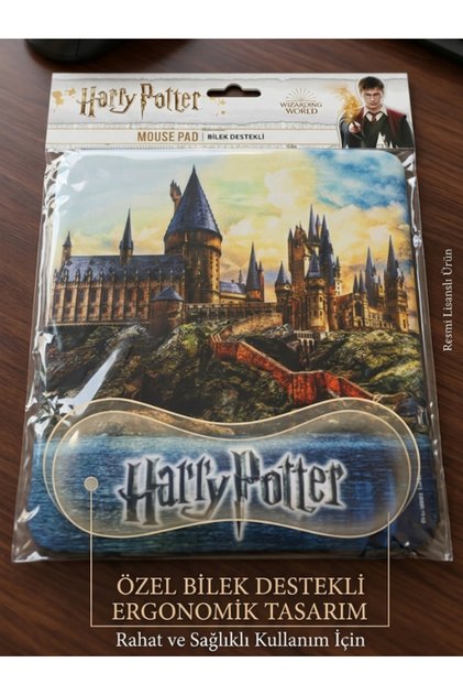 Harry Potter Lisanslı Bilek Destekli Mousepad Hogwarts
