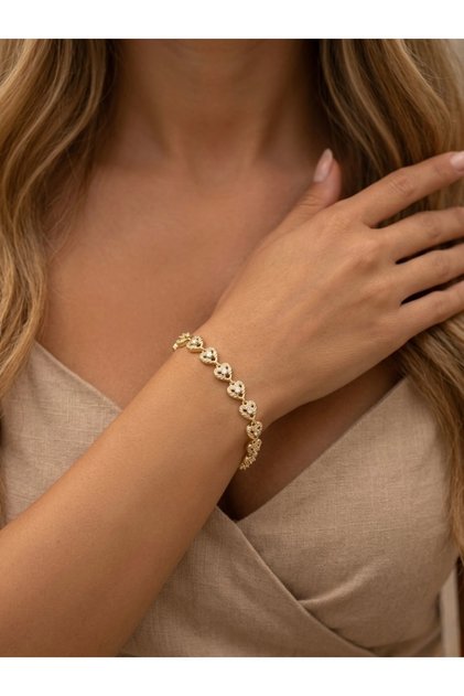 Xuping Bracelet Anti-Tarnish Anti-Allergic Heart Figure (2 Years Importor Warranty)
