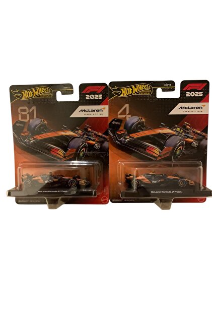 HOT WHEELS Premium F1 McLaren 2025 İkili Set McLaren 81 + McLaren
