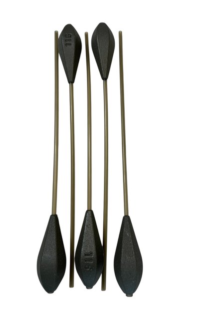 Set 10 Plumbi Horizon cu Tija 85g pentru Crap, Plumbi Stabilitate Mare si Lansari Precise