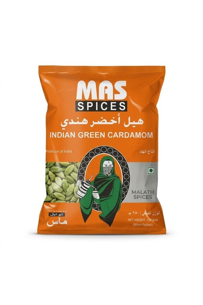 هيل هندي فاخر (7 ملم ) كيس 5 كغ بداخله 20 حبة 250 جرام