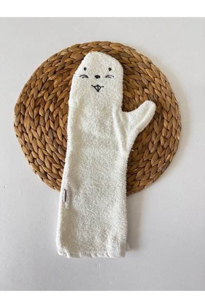 , Bebekevi Cotton Baby Washing Gloves, Baby Bath Loofah