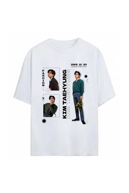 SVART WEAR Kim Taehyung Bts Unisex Oversize %100 Pamuklu T-Shirt