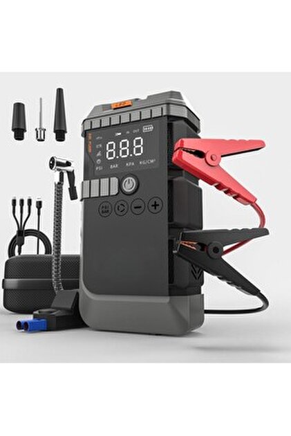 post alley Auhma A7711 4-in-1 Akü Takviye Cihazı Uyumlu–12000 mAh