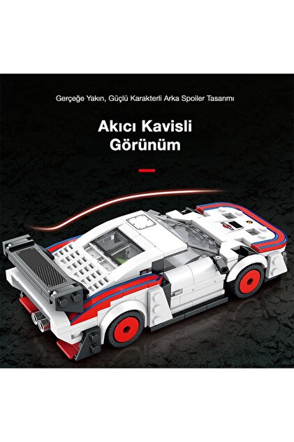 REOBRIX Creator 792 Porsche 935 Spor Araba Yaratıcı Yapı Blok Seti