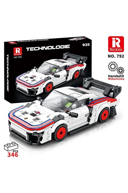REOBRIX Creator 792 Porsche 935 Spor Araba Yaratıcı Yapı Blok Seti