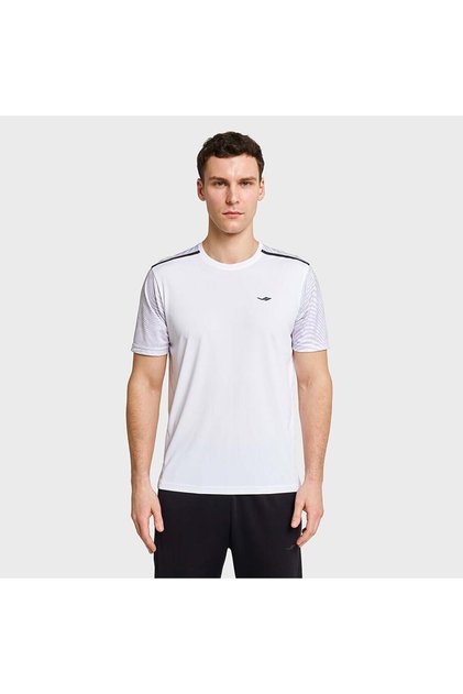 26B-1024 Antrenman Kısa Kol Beyaz Erkek T-shirt 26BTEA001024