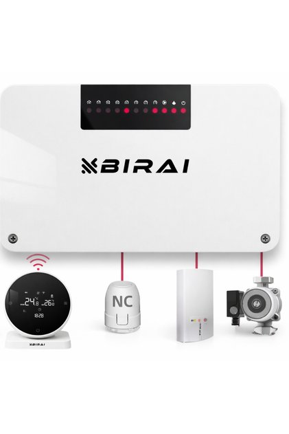 Receptor RF SmartHeat Hub, Controler inteligent de încălzire WiFi, Pompă de cazan, Alb