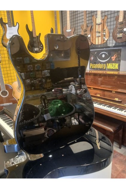Telecaster Elektro Gitar Gövdesi Siyah (Montaj delikleri hazır)
