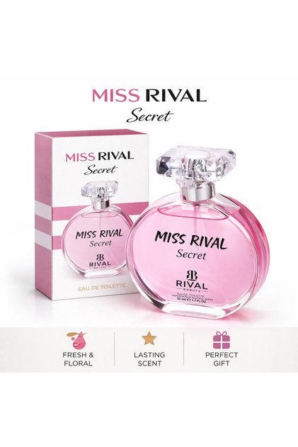 MİSS RİVAL FRESH SECRET KADIN PARFÜM 100ML / GÜN BOYU KALICI / EAU DE TOILETTE