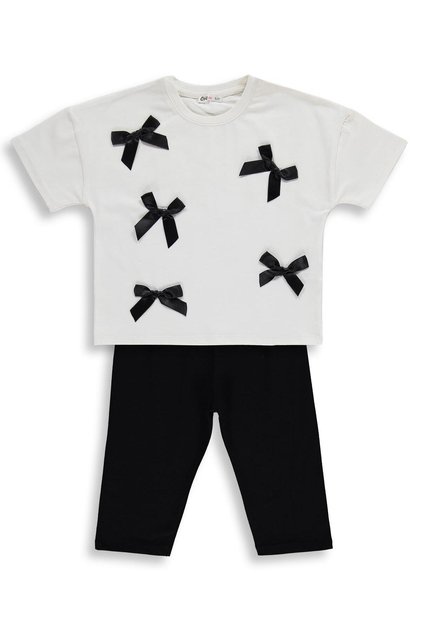 Bow-Tie Set for Ages 6-9 - Ecru