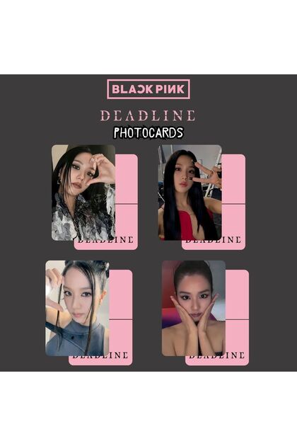 Kpop Dünyasi Blackpınk Jisoo '' Me '' Black 1 Albüm Kart Seti