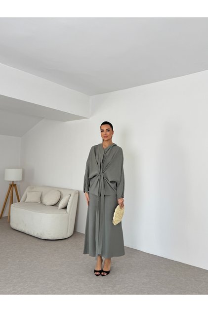 Women's Kimono and Skirt Set