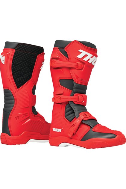 Cizme atv/cross Blitz XR, culoare rosu/negru, marime 47