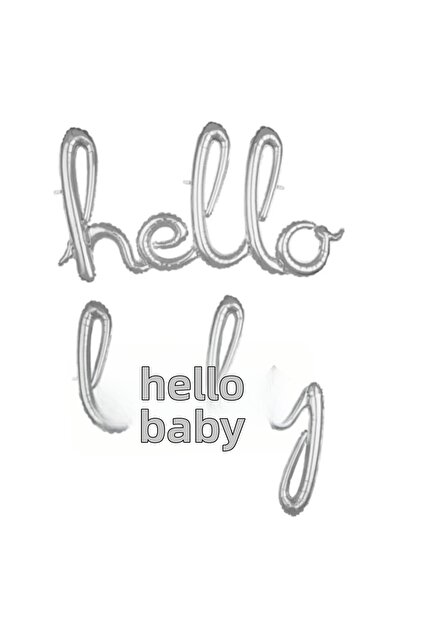 Hello Baby Baby Foil Balloon Baby Shower Set