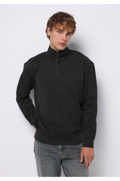 Comfort Fit Men's Green Sweatshirt