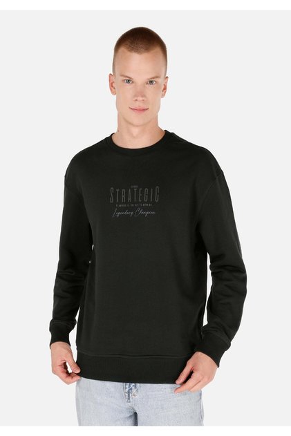 Comfort Fit Men's Green Sweatshirt