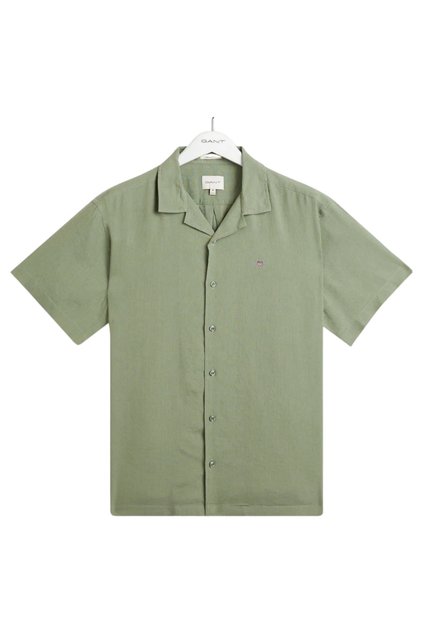 Men's Green Short Sleeve Shirt