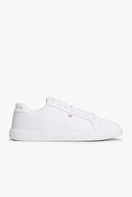 Tommy Hilfiger TH Chic Cupsole Kadın Beyaz Sneaker FW0FW09106YBL