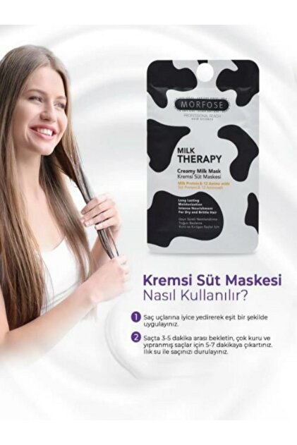 【6袋セット】moemus モエマス 30粒×6袋 Morfose SAÇ MASKESİ 25ML POŞET MİLK THERAPY - Fiyatı, Yorumları
