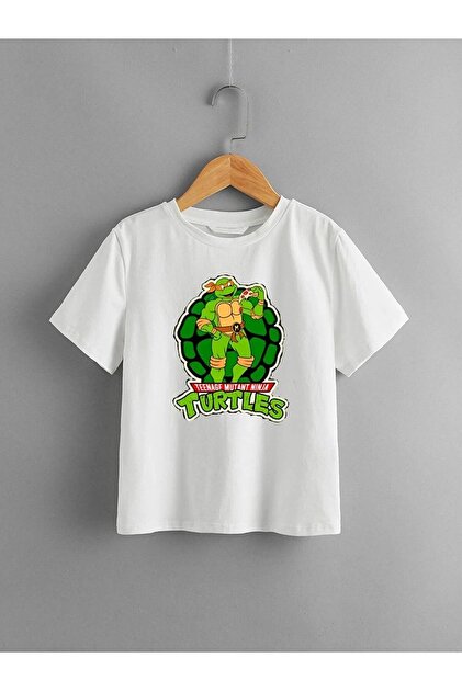 Defacto Nınja Turtles-Retro New Regular Fıt Bisiklet Yaka Kısa
