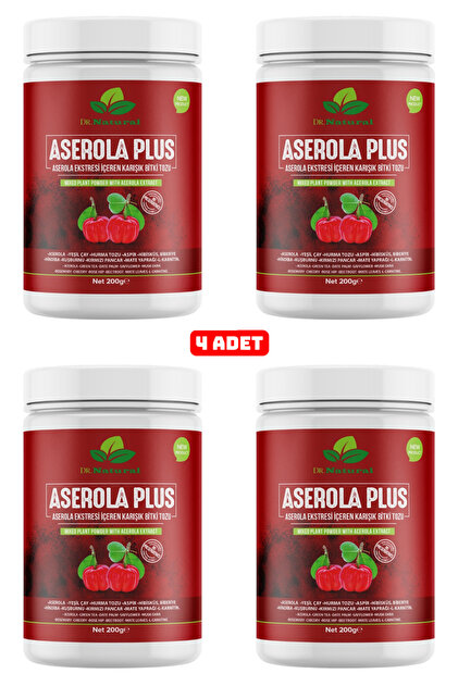 DRNATURAL 4 Adet Aserola Plus Barbados Kirazı Ekstresi İçeren