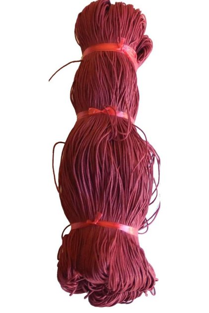 Bordo Renk Mumlu Koton İp