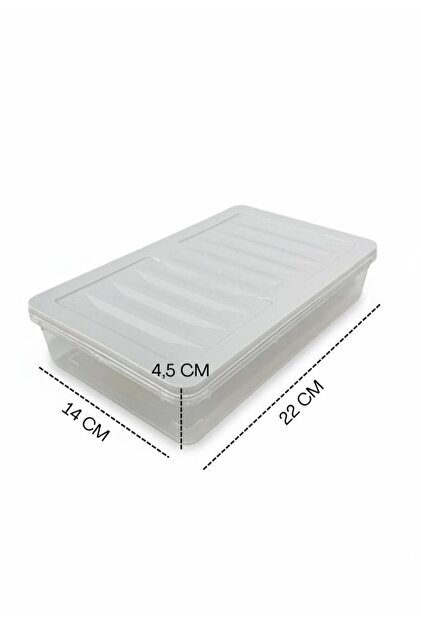 Okyanus Home Buzdolabı Ve Dondurucuya Uygun Saklama Kabı Bej 6