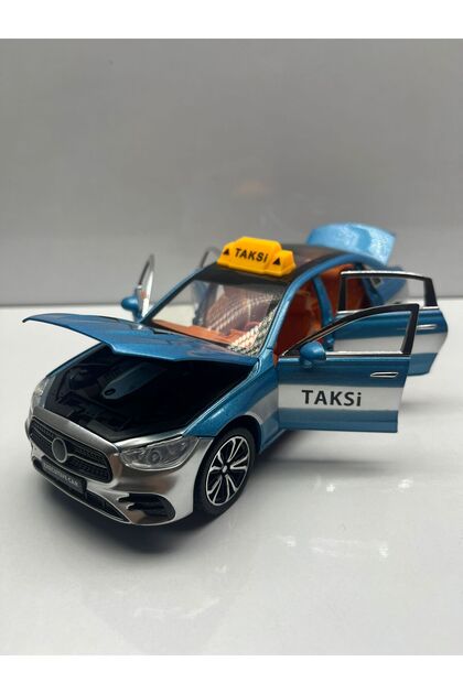 afreyz oyuncak Toy Mercedes Taxi with Sound and Light Metal Car
