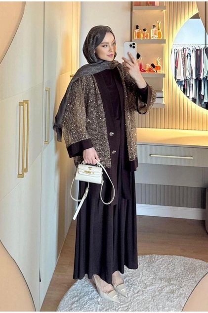 Pul İşlemeli Üçlü Sandy Pantolon Takım