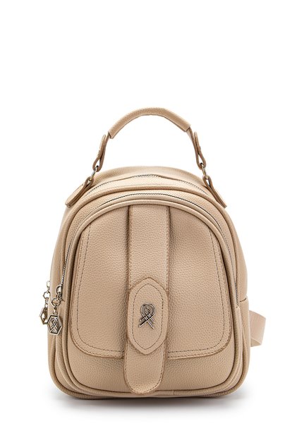 Multi-Compartment Mini Frank Rucksack Beige