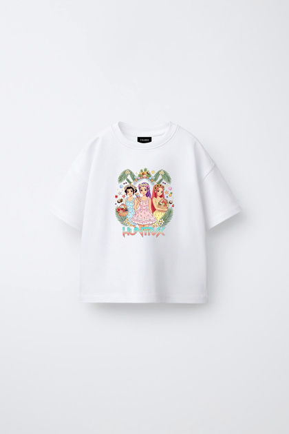 Kpop Demon Hunters Huntrix Zoey Rumi Mira Printed Oversize 100% Cotton Short Sleeve Unisex Kids T-Shirt