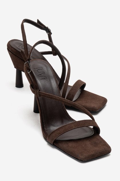 Jolene Brown Suede Women's Heeled Shoes