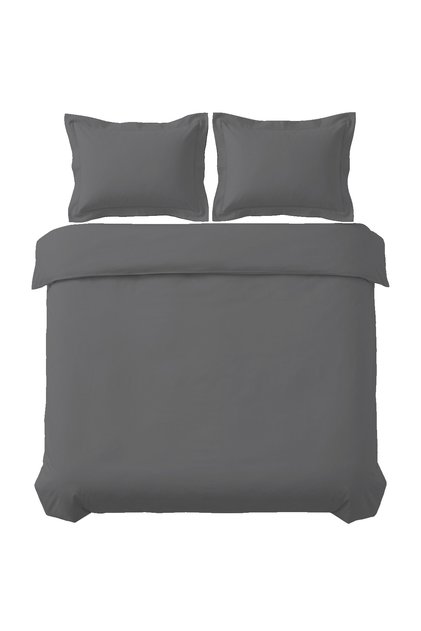 Snazzy 100% Cotton Satin 200 Tc (80 Thread) Double Duvet Cover Set