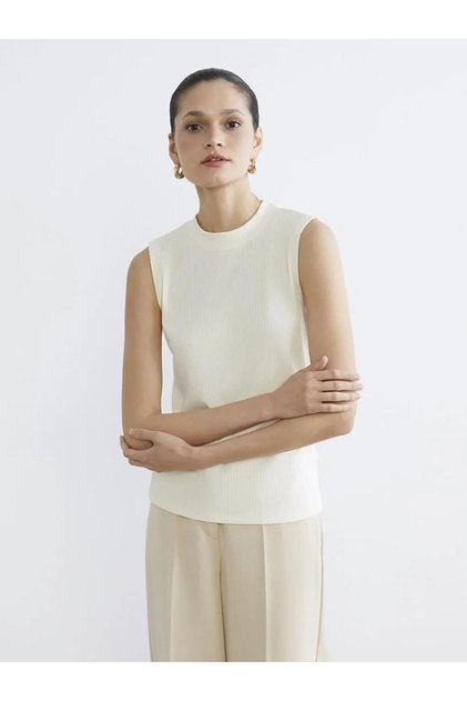 High Neck Ribbed Women's Bodysuit (S6)