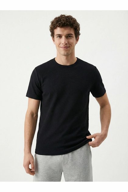 Men's Black Lf 2040577 Off White m Tss T-Shirt Lf2040577-Blk