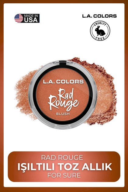 Rad Rouge Blush Series - Intense Color-Infusing, Long-Lasting, Vibrant Look # For Sure Cbl727