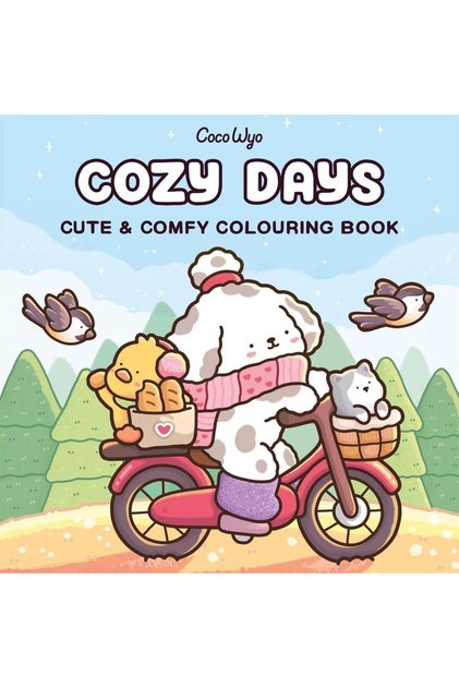 Cozy Days: Cute And Comfy Colouring Book