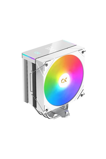 EN45844 AK6 Dual Fan Sıcaklık Göstergeli AM5/LGA1851 Siyah Hava Soğutmalı CPU Fan