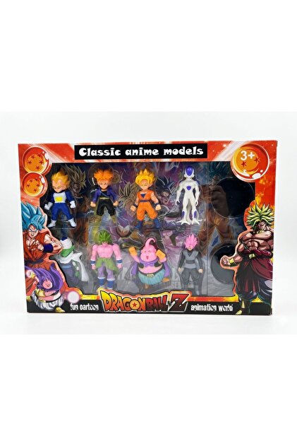 afreyz oyuncak Oyuncak Dragon Ball 8'Li Figür Set Kaliteli Anime