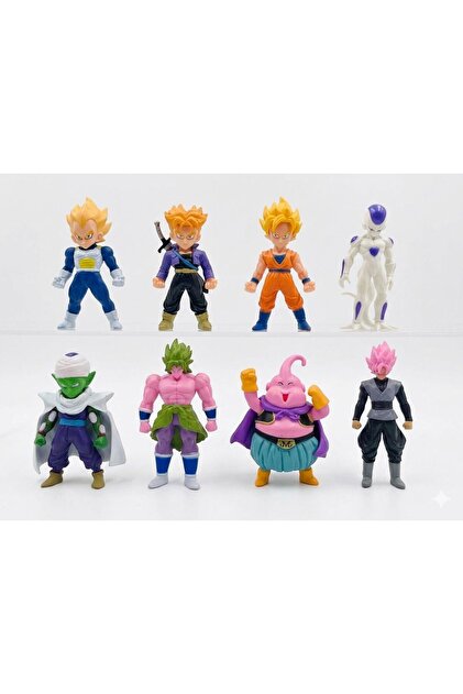 afreyz oyuncak Oyuncak Dragon Ball 8'Li Figür Set Kaliteli Anime