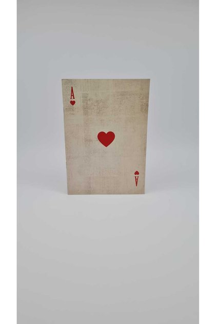 Kart Desenli A5 Defter