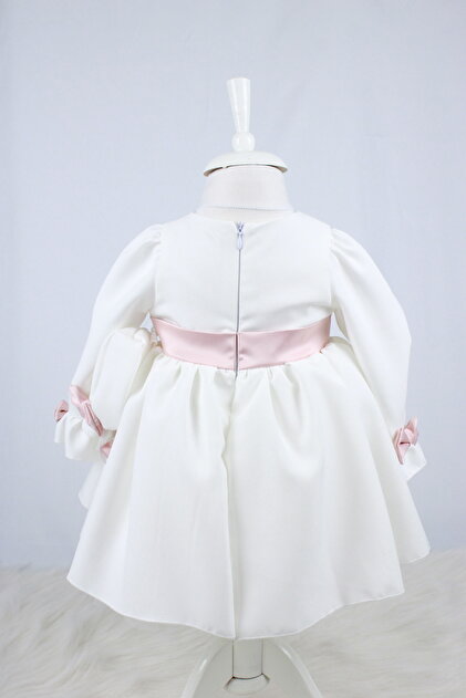GoVo Kids Ayana Elegant Dress with Bow and Ballerinas - Baptism, Birthday,  Photo Sessions, Parties- Trendyol