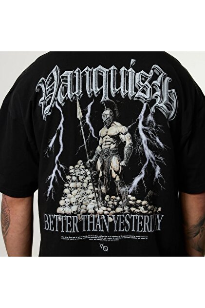 vanquish Olympus Black Ares Oversized Boxy T Shirt - Fiyatı, Yorumları