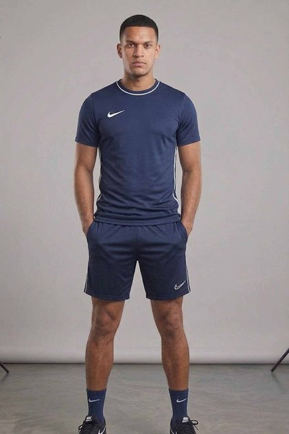 Erkek Dri-Fit Nefes Alabilen Antrenman Tişört Ve Spor Şort Takımı