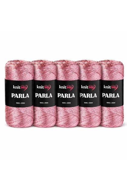 Parla Five-Pack, 100Gr, 235m, Silver Yarn, Decorative Yarn