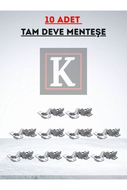 Master Tam Deve Frenli Menteşe - Yavaş Kapanan İç Kapak Menteşesi (Soft Close) 10 ADET