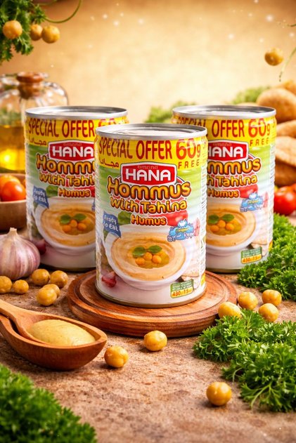 HUMUS (NOHUT EZMESİ) - HOMMUS 400 GR X3 ADET