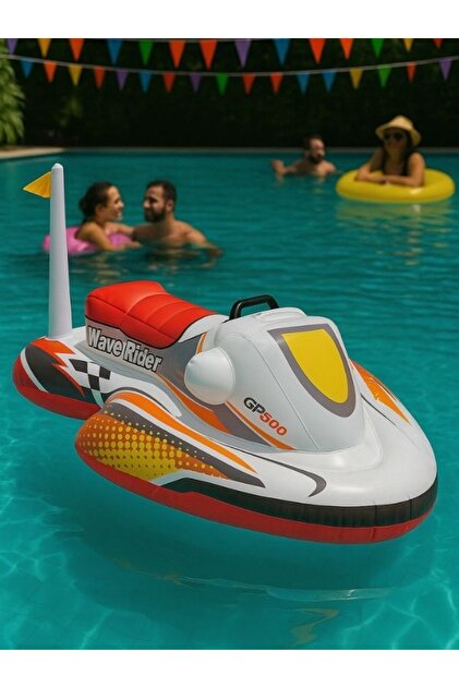 NUNU Deniz Yatağı-Şişme Jet Ski Oyuncak Çocuk Deniz Yatağı – Havuz